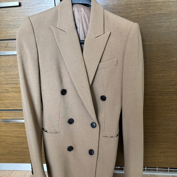 Theory camel wool topcoat - Picture 1 of 3